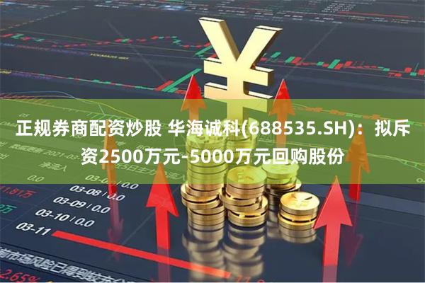 正规券商配资炒股 华海诚科(688535.SH)：拟斥资25